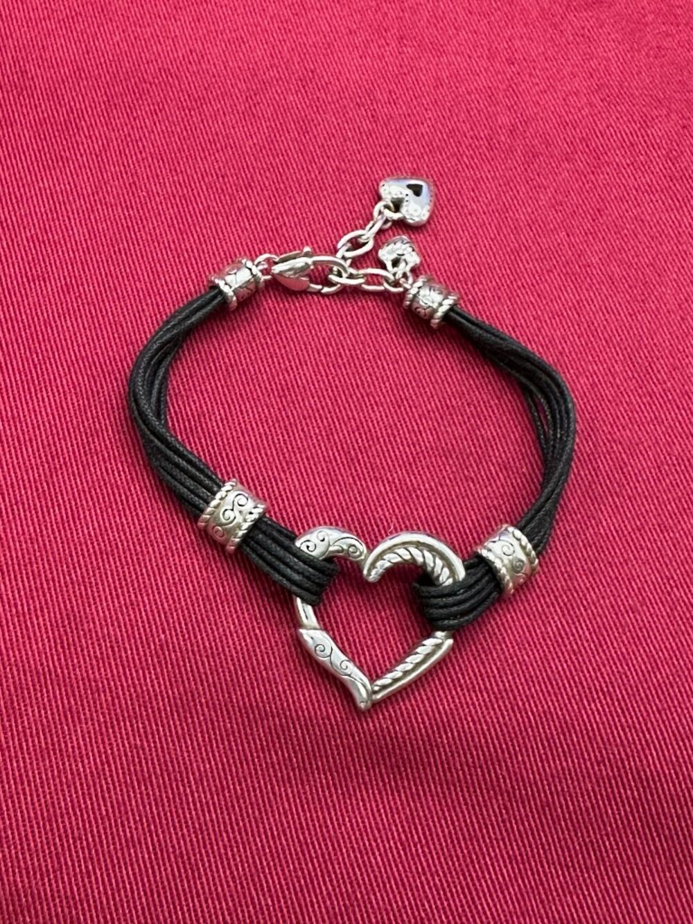 Brighton Silver Plated Heritage Heart Bracelet - Picture 13 of 13
